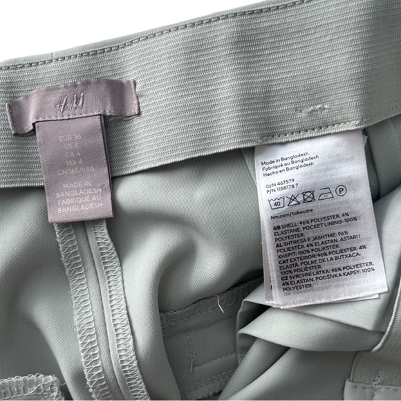 H&M Knee-Length Dress Shorts - Mint Green - Picture 7 of 7